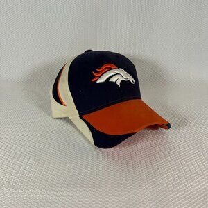 NFL Reebok Denver Broncos Orange Navy White Logo Baseball Cap OSFA